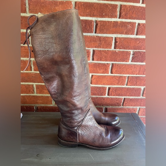 Bed Stu Manchester II Tall Lace Up Riding Leather Boot - Picture 4 of 9